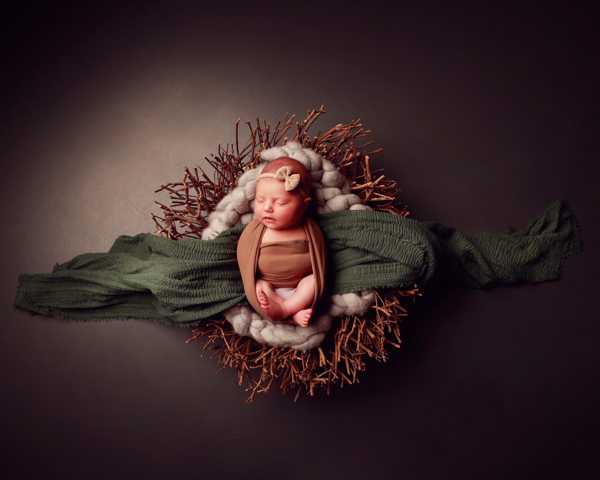 Newborn portrait photographer Perth